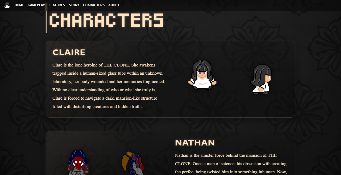 Characters section 1