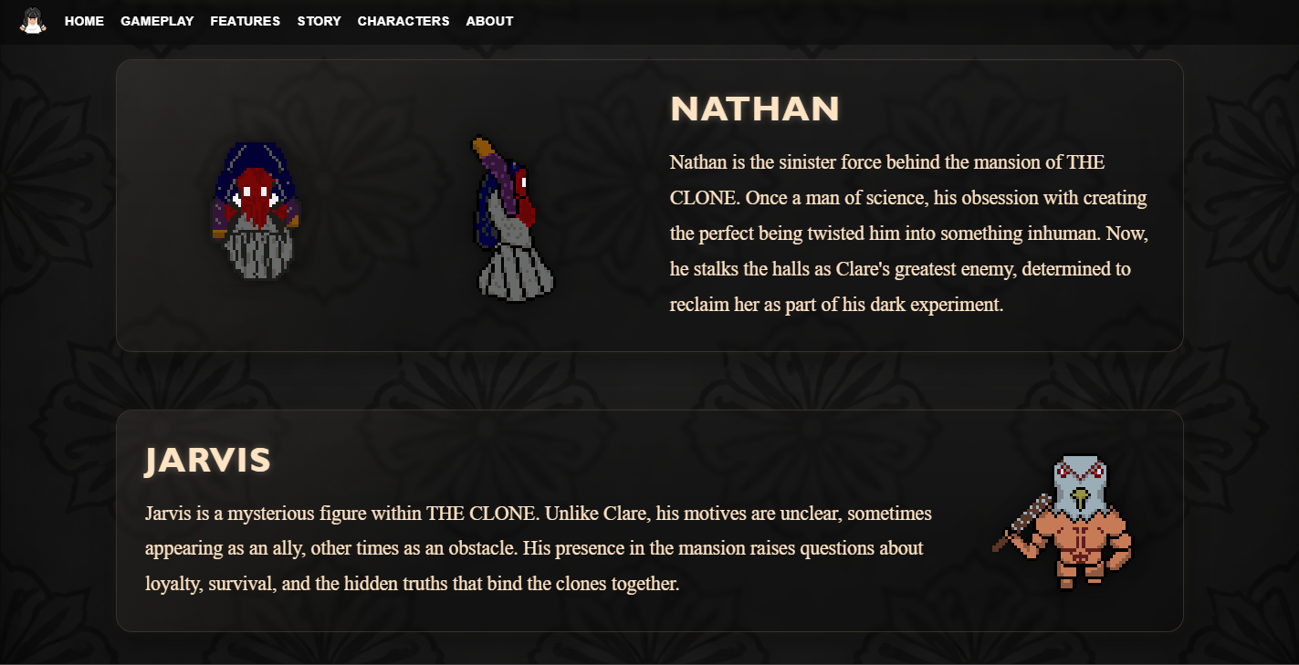 Characters section 2