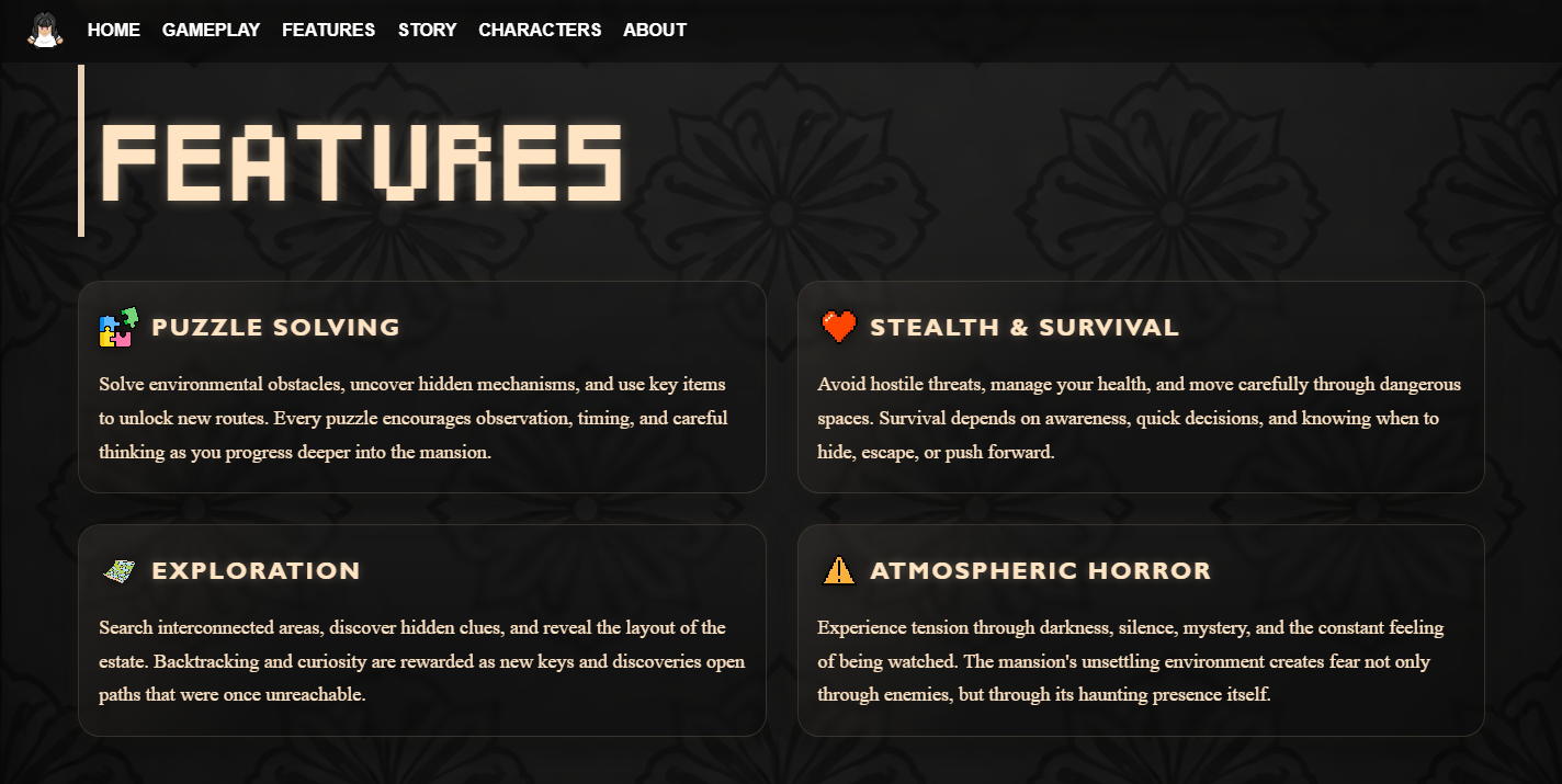 Features section