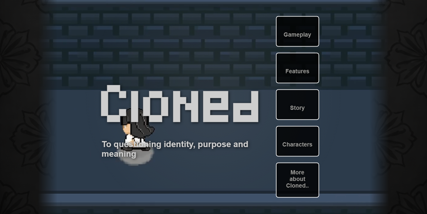 The Clone website homepage